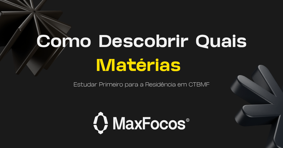 Quais matérias estudar primeiro para residência em CTBMF